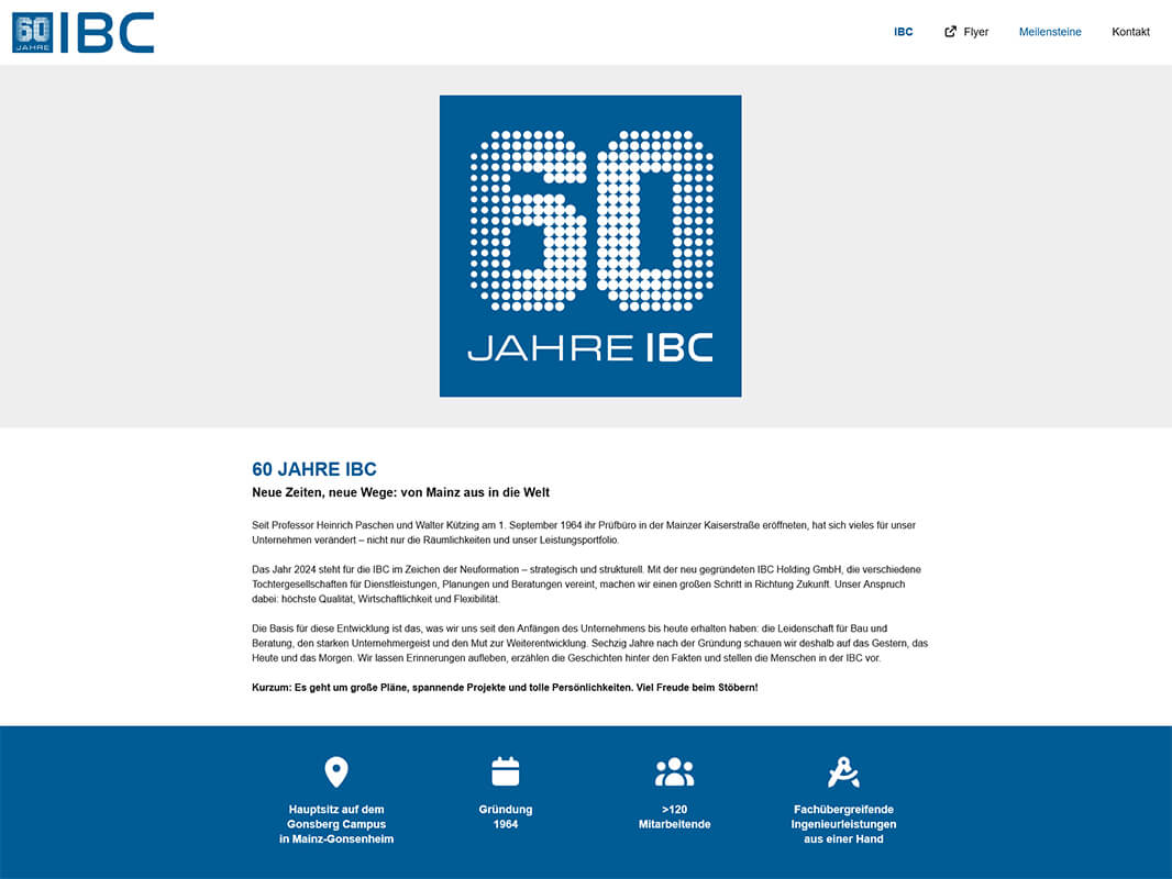 60 Jahre IBC