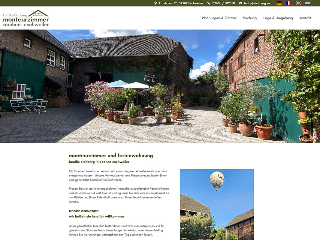 Monteurzimmer & Ferienwohnungen, Eschweiler